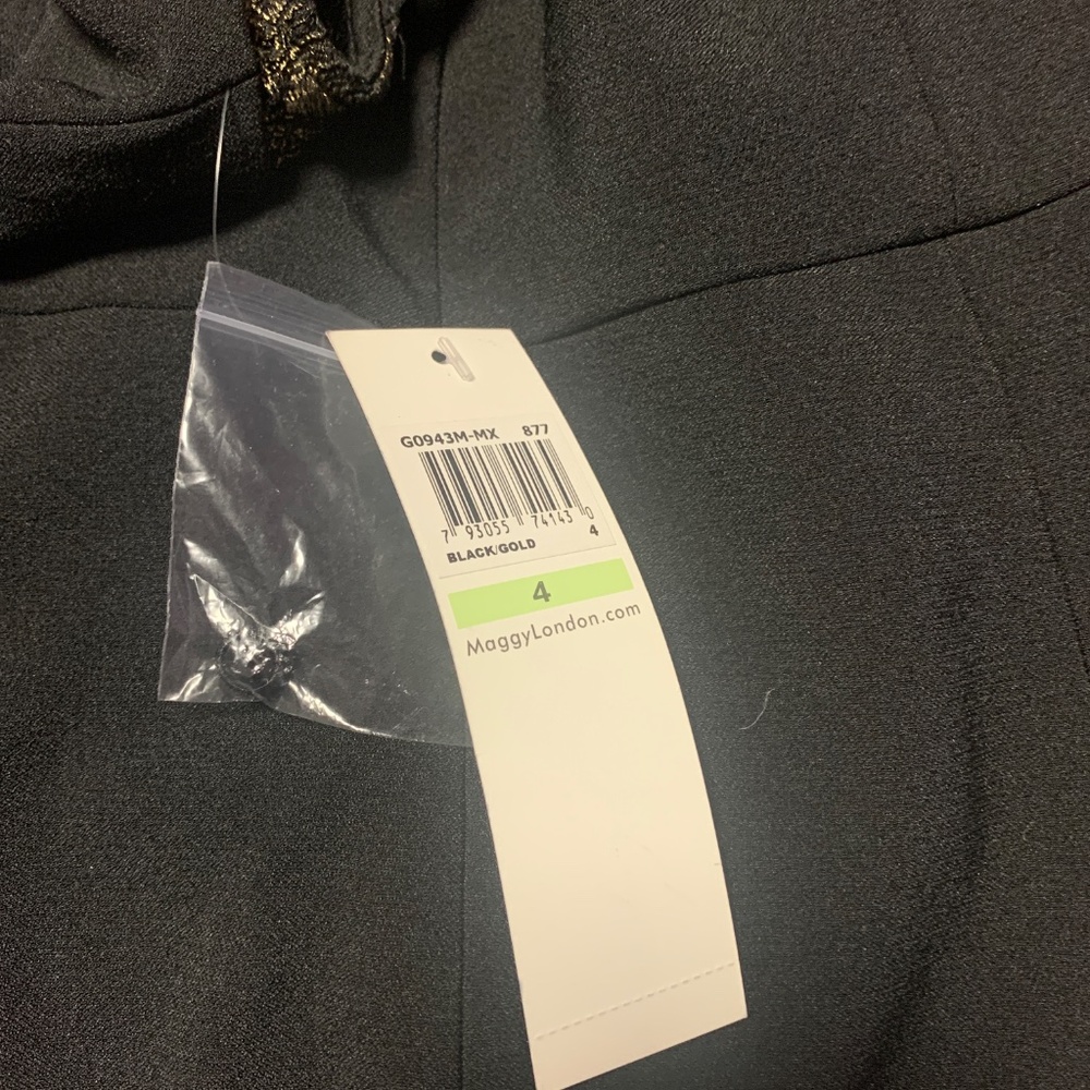 Maggy London Black dress SZ 4 - Picture 5 of 7